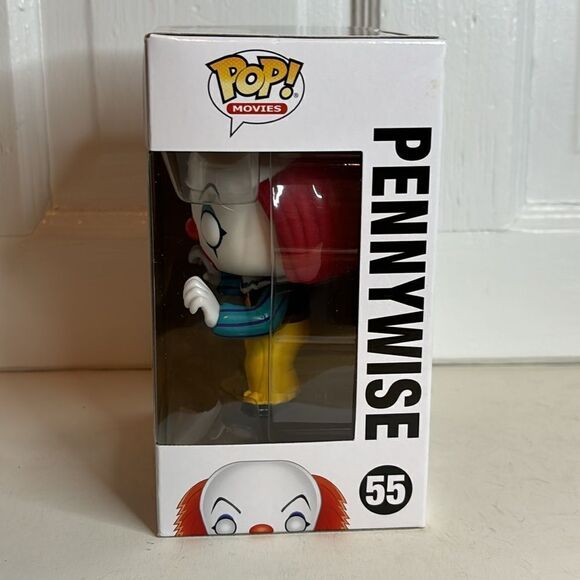 Funko POP! Movies #55 Pennywise Clown IT the Movie Collectible Vinyl Figure - Picture 2 of 7